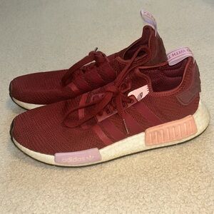 Adidas women’s red NMDs